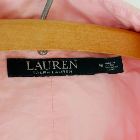 Polo Ralph Lauren Light Pink Button Down/Up Medium - Picture 3 of 4